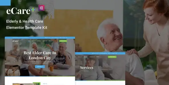 eCare – Elderly & Health Care Elementor Template Kit