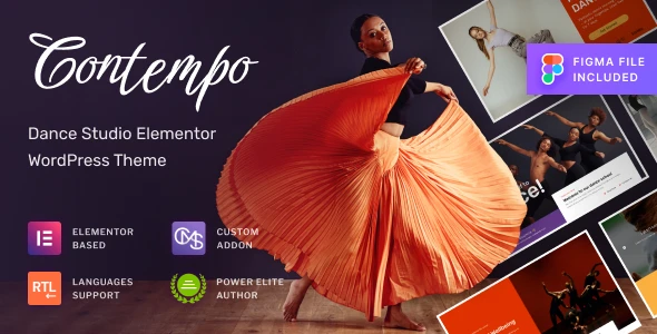 Contempo – Dance School WordPress Theme