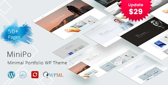 MiniPo – Multipurpose Minimal Portfolio WordPress Theme