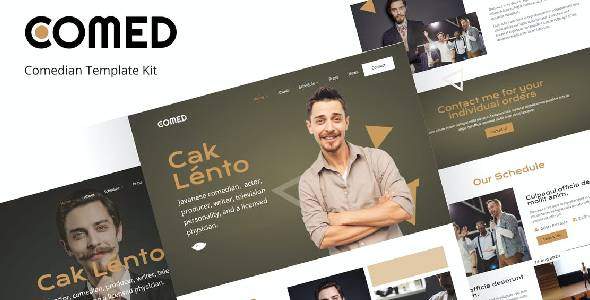 Comed – Comedian Elementor Template Kit