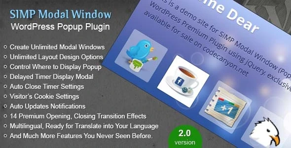 Simp Modal Window – WordPress Plugin