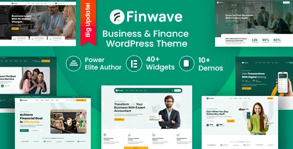 Finwave – Business and Finance WordPress Theme