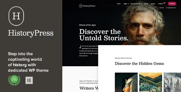 HistoryPress – WordPress Theme for History Sites & Enthusiasts