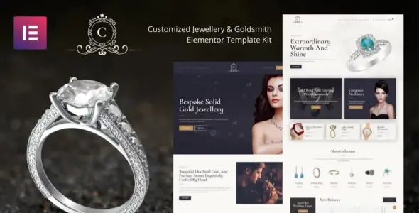 CustomMade – Customized Jewellery & Goldsmith Elementor Template Kit