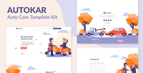 Autokar – Auto Care Elementor Template Kit