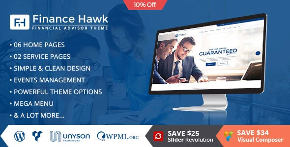 Finance Hawk – Consulting Business WordPress Theme