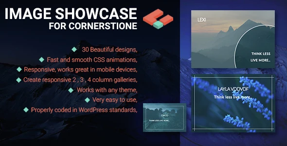 Image Showcase for Cornerstone