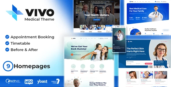 Vivo – Health & Medical WordPress Theme