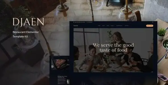 Djaen – Restaurant Elementor Template Kit