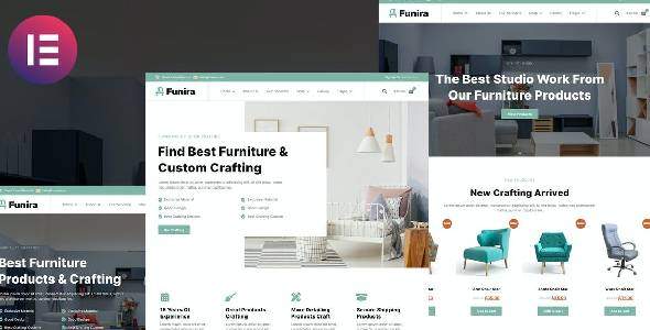 Funira – Custom Craft Furniture Elementor Template Kit