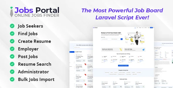 Jobs Portal – Job Board Laravel Script