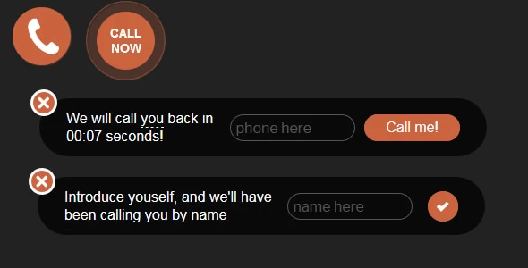 Bazz CallBack widget Pro (wordpress)