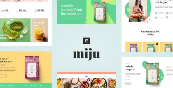 Miju – Conscious Product Elementor Template Kit