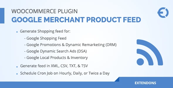 WooCommerce Google Merchant Product Feed Plugin – DRM, DSA & More