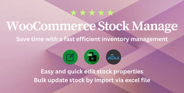 Woo Stock Manage & Report