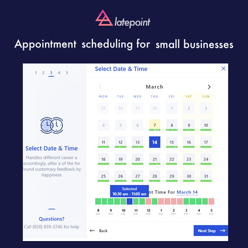 LatePoint – Appointment Booking & Reservation Plugin for WordPress