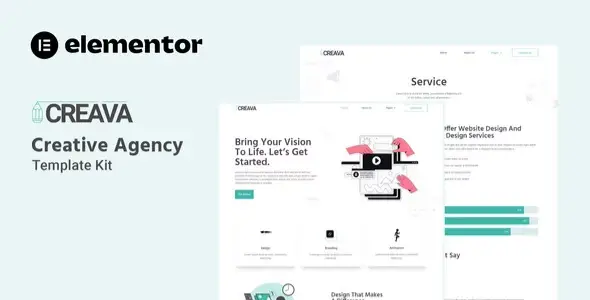 Creava – Creative Agency Elementor Template Kit