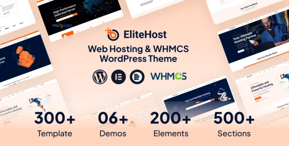 Elitehost – Webhosting & WHMCS WordPress Theme
