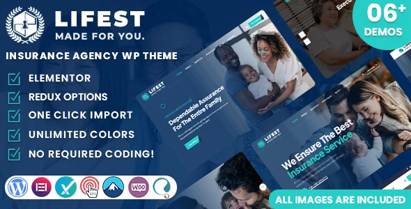 Lifest – Insurance Agency WordPress Theme