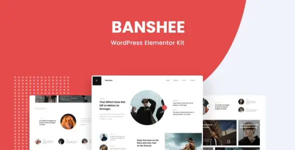 Banshee – News & Magazine WordPress Elementor Template Kit
