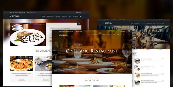 Cristiano – Restaurant WordPress Theme