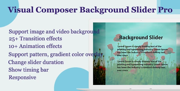 Visual Composer – Background Slider Pro