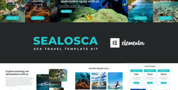 Sealosca – Sea Adventure Travel Template Kit