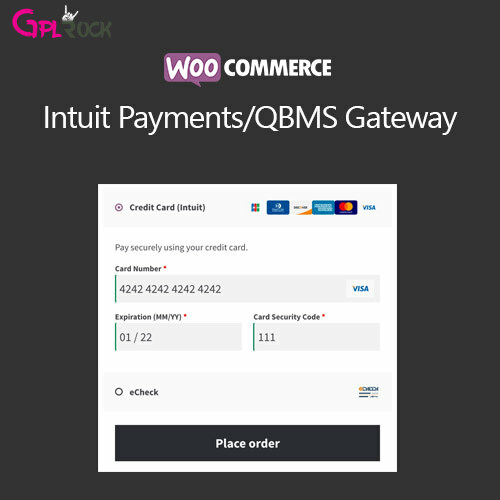 WooCommerce Intuit Payments/QBMS Gateway