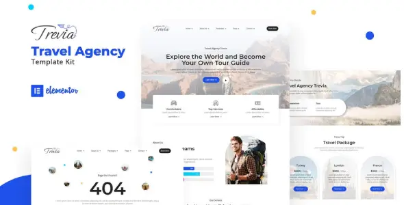 Trevia – Travel Agency Elementor Template Kit