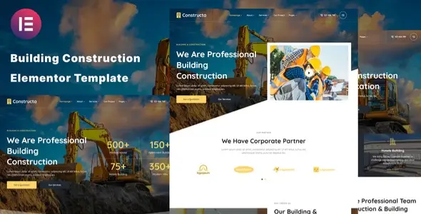 Constructa – Building & Construction Elementor Template Kit