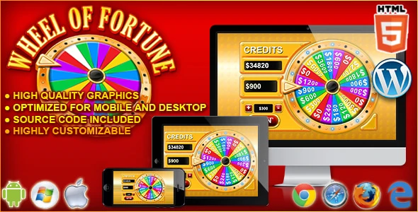 Wheel of Fortune – HTML5 Casino Game