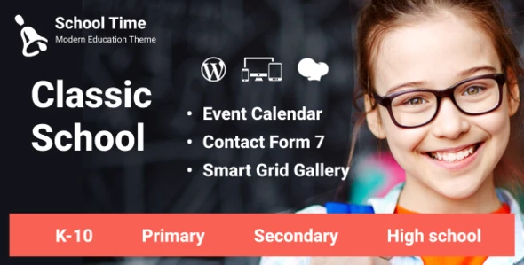 School Time – Modern Education WordPress Theme