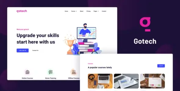 Gotech – Online Course Elementor Template Kit