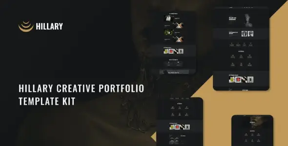 Hillary – Creative Portfolio Elementor Template Kit