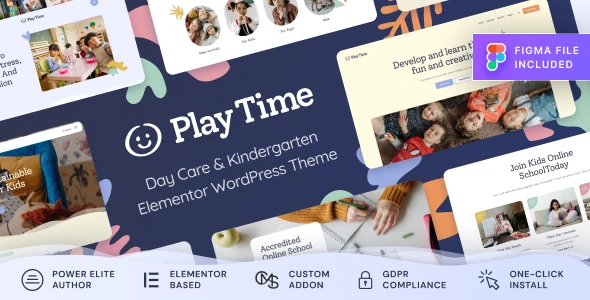 Play Time – Day Care & Kindergarten WordPress Theme