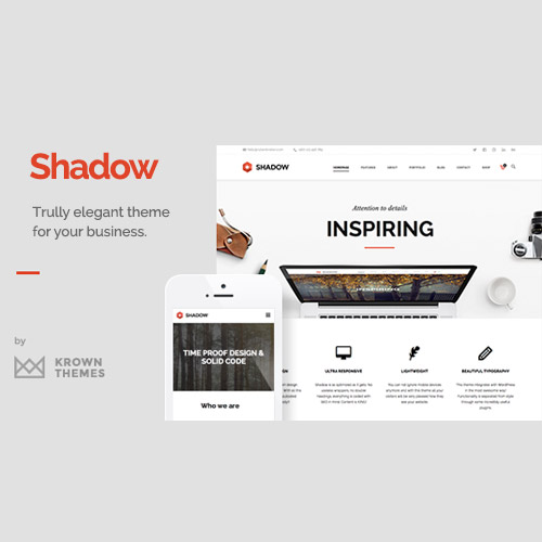 Shadow – Responsive & Retina Multi-Purpose Theme