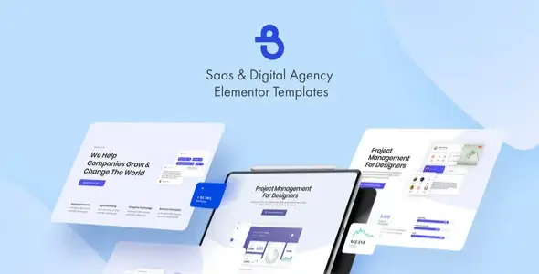 Burto – Saas & Digital Agency Elementor Template Kit