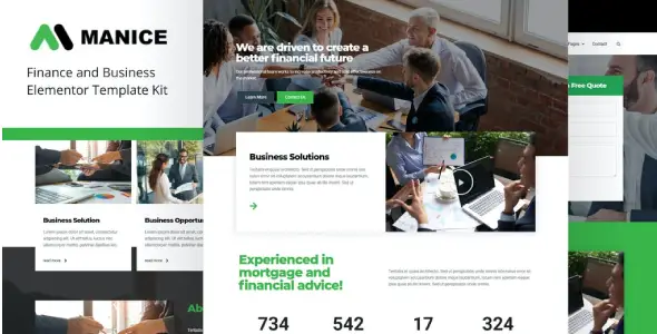 Manice – Business Elementor Template Kit