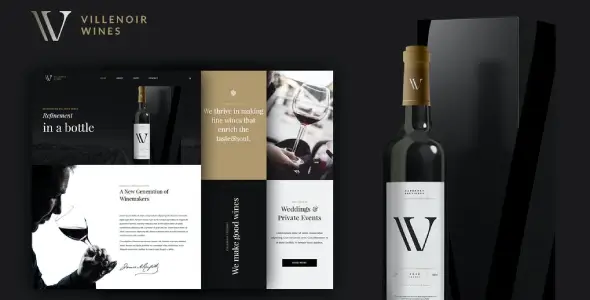 Villenoir – Wine Template Kit