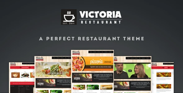 Victoria Premium Restaurant WordPress Theme