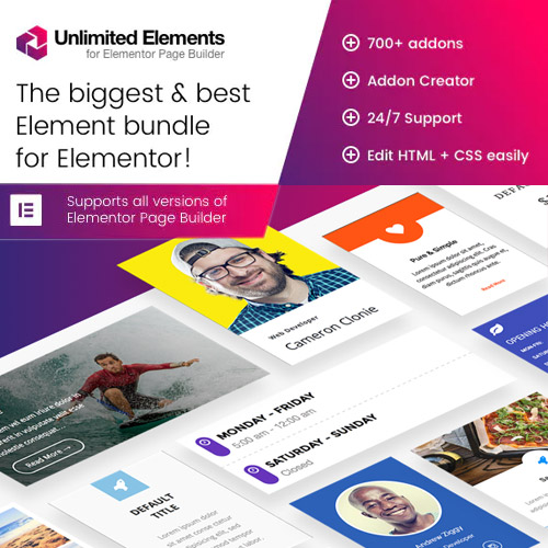 Unlimited Elements for Elementor Pro