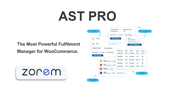 Ast Fulfillment Manager ( Formerly Advanced Shipment Tracking Pro )