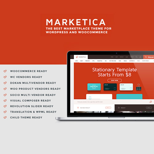 Marketica | eCommerce and Marketplace | WooCommerce WordPress Theme