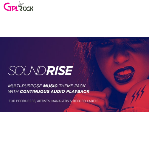 SoundRise - Artists, Producers and Record Labels WordPress Theme