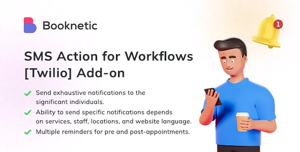 Booknetic - SMS Notifications Addon