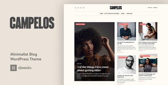 Campelos – A Beautifully Crafted Blog WordPress Theme