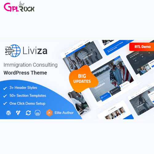Liviza – Immigration Consulting WordPress Theme