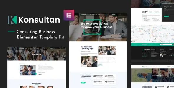 Konsultan Kit – Consulting Business Elementor Template Kit