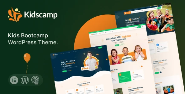 Kidscamp – Kids Bootcamp WordPress Theme
